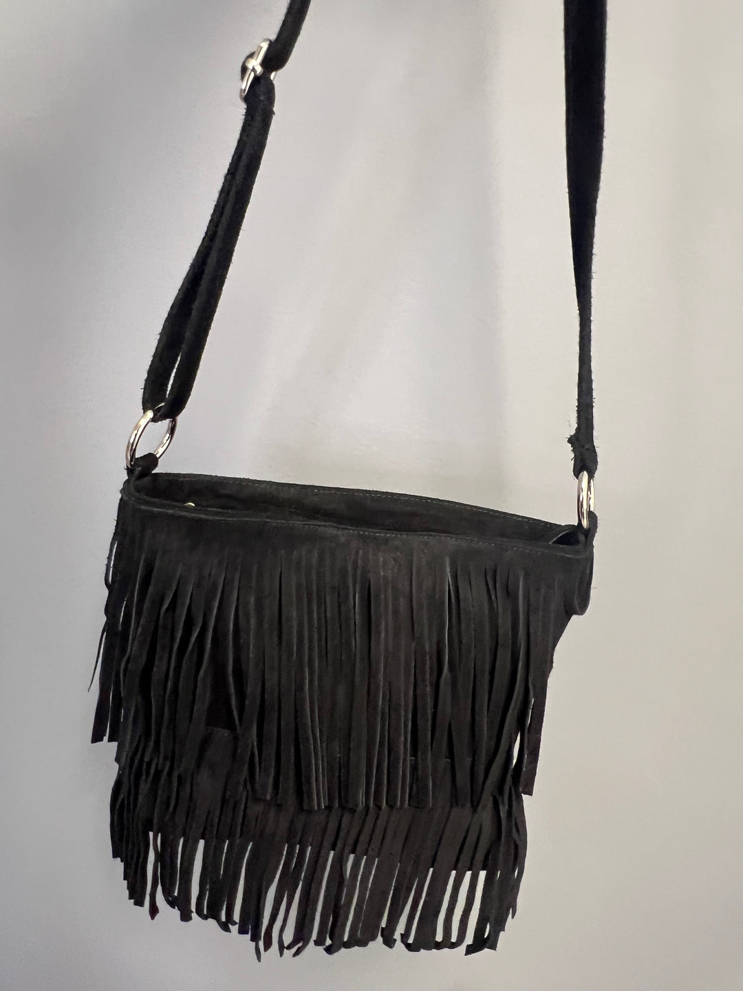 Ada Suede Fringe Bag