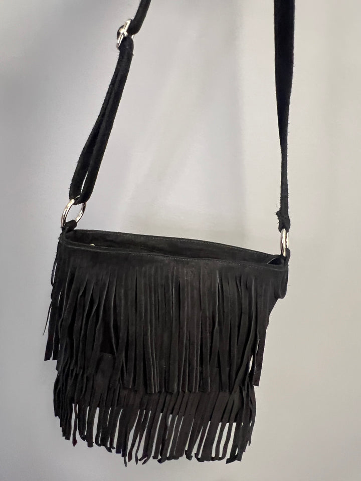 Ada Suede Fringe Bag