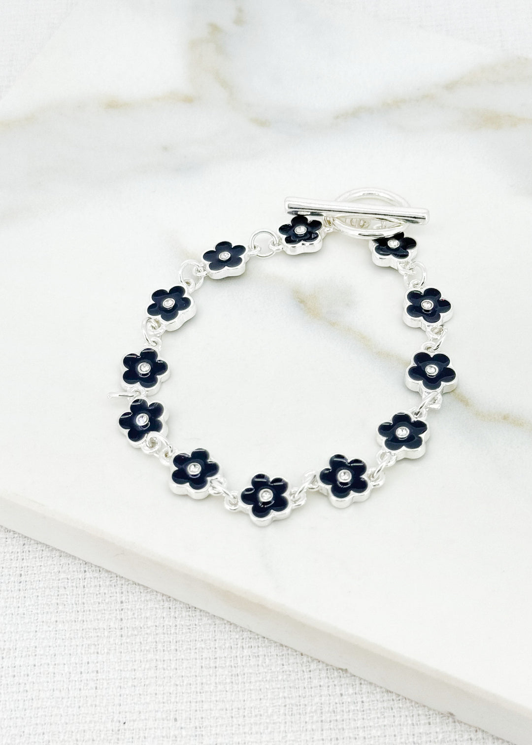 Flower Silver Bracelet