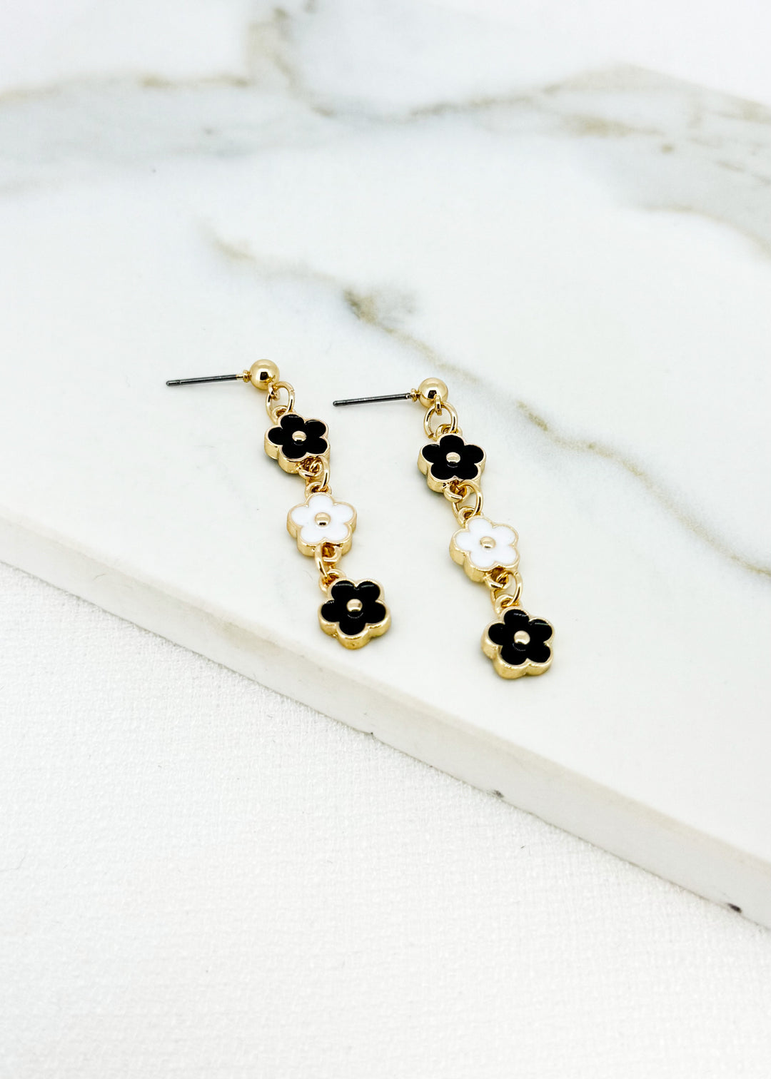 Flower Gold Earrings