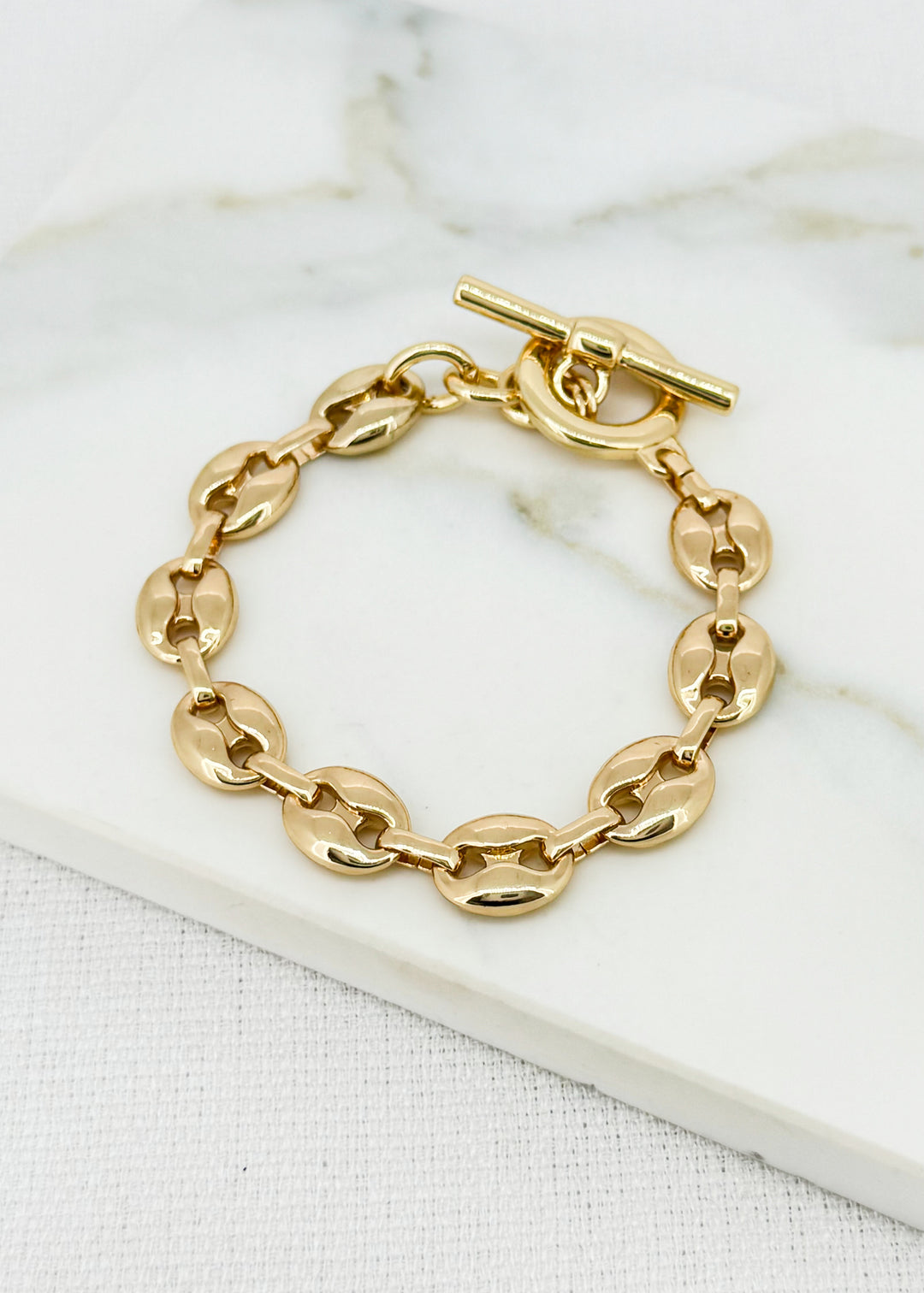 Gold Duo Link Bracelet