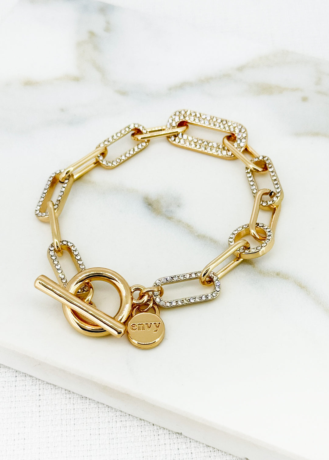 Gold Chain Link Bracelet
