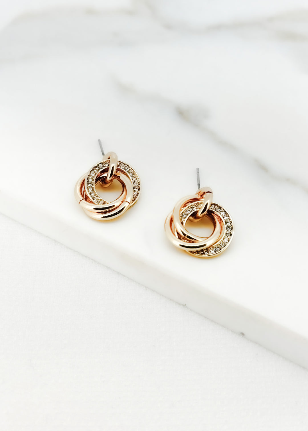 Gold Knot Earrings