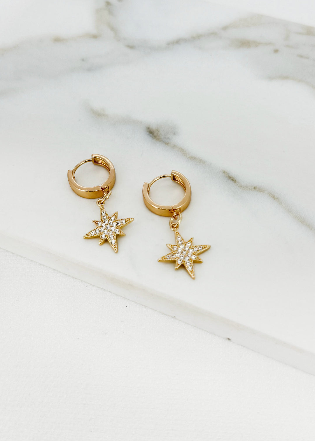 Starburst Gold Earrings