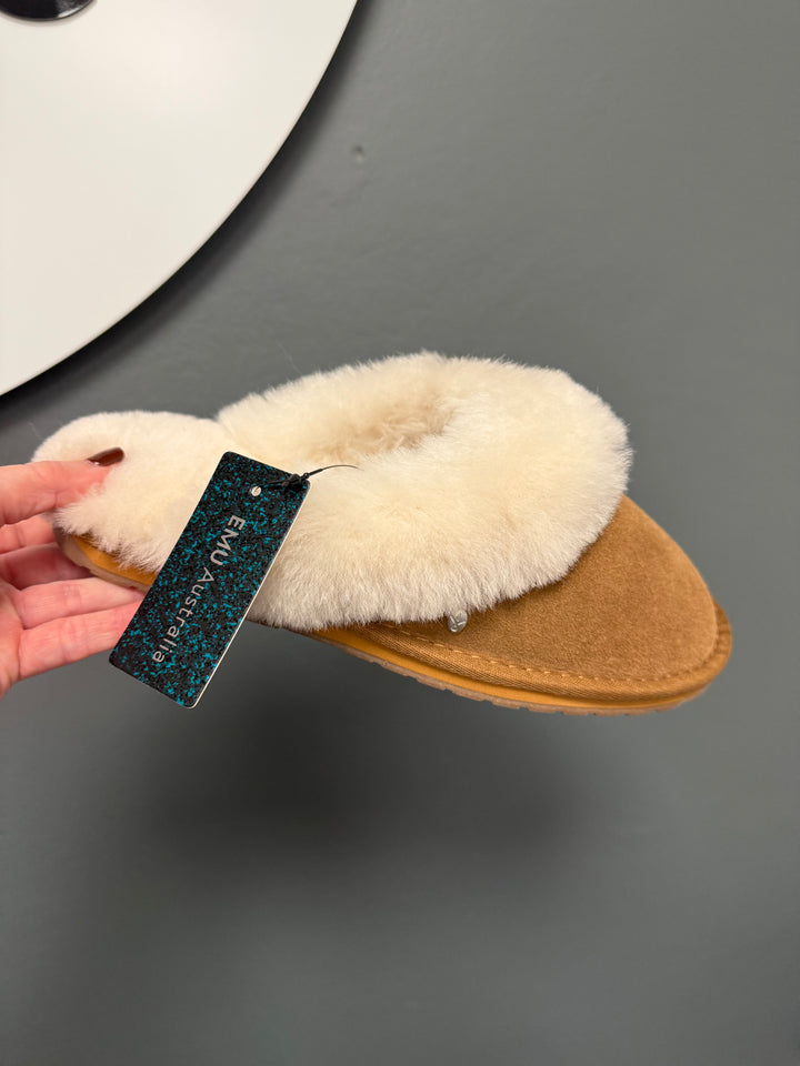 Jolie Slippers - Chestnut
