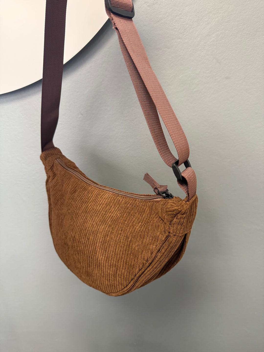 Tamsin Cord Crossbody Bag - Chocolate