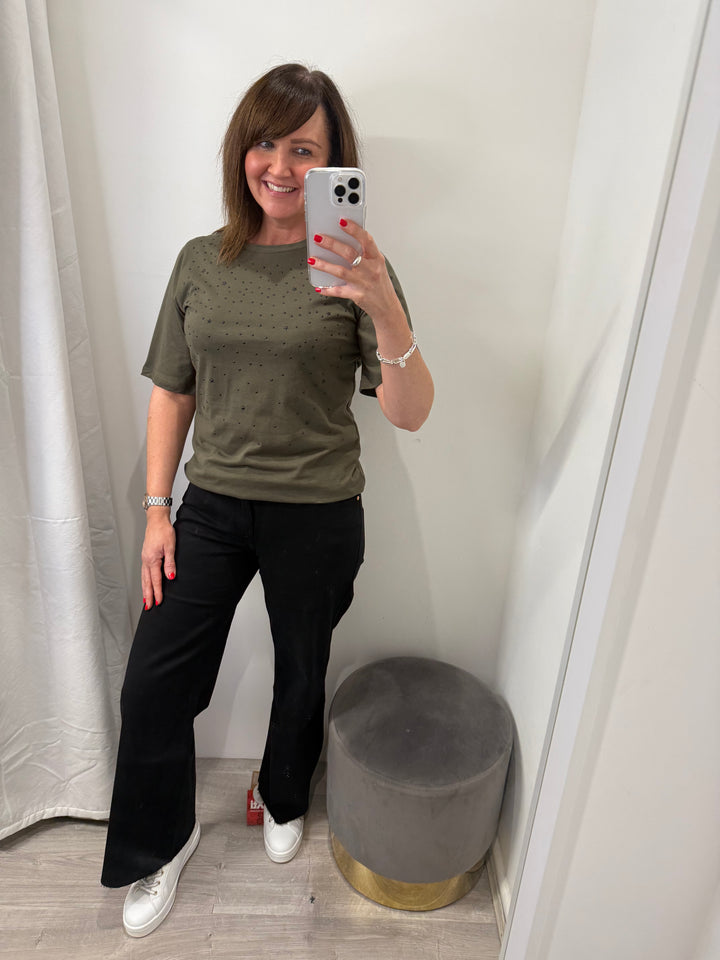 Toxik Chloe Wide Leg Jeans - Black