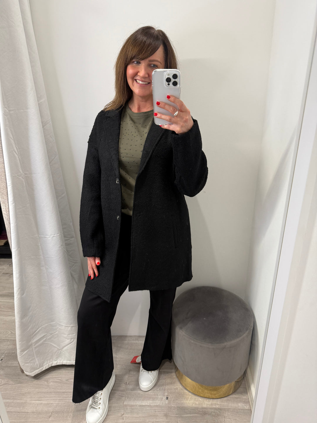 Toxik Chloe Wide Leg Jeans - Black