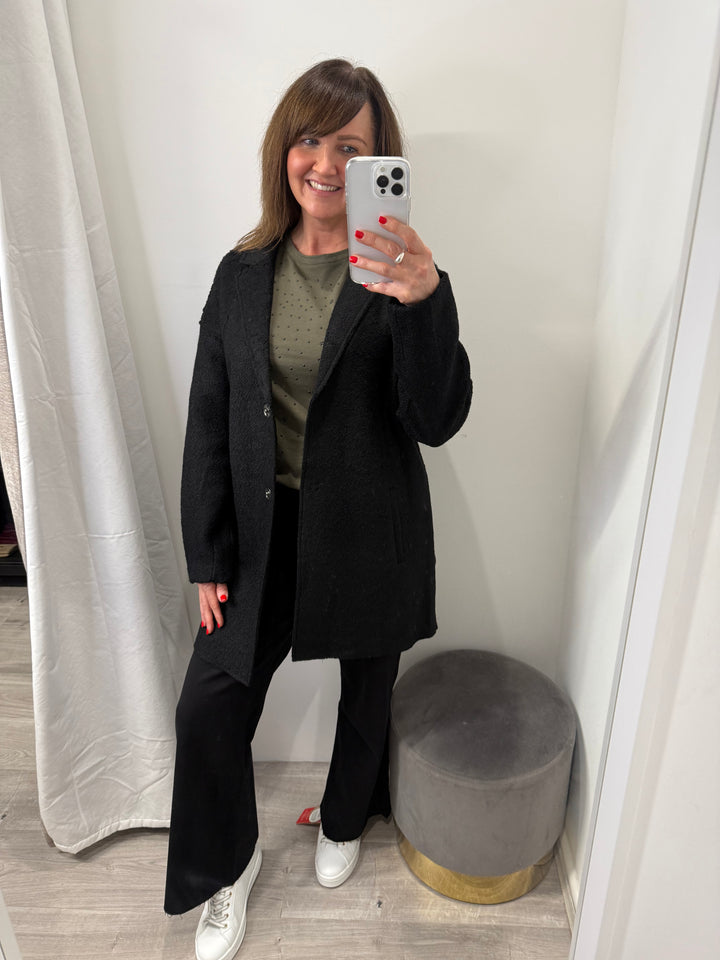 Toxik Chloe Wide Leg Jeans - Black