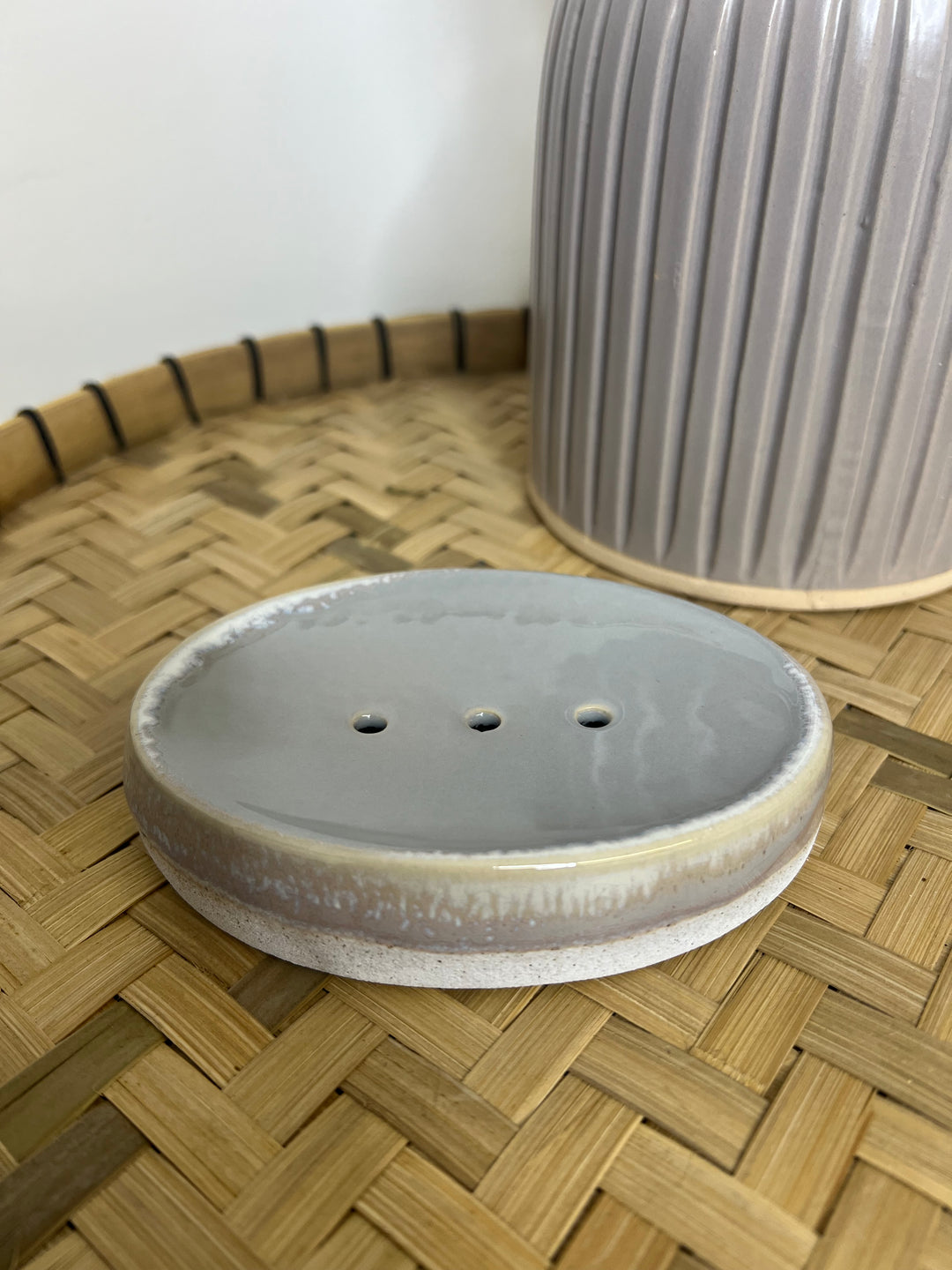 Grey Ombre Soap Dish