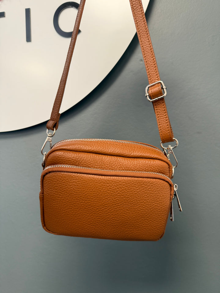 Etta Leather Bag - Tan