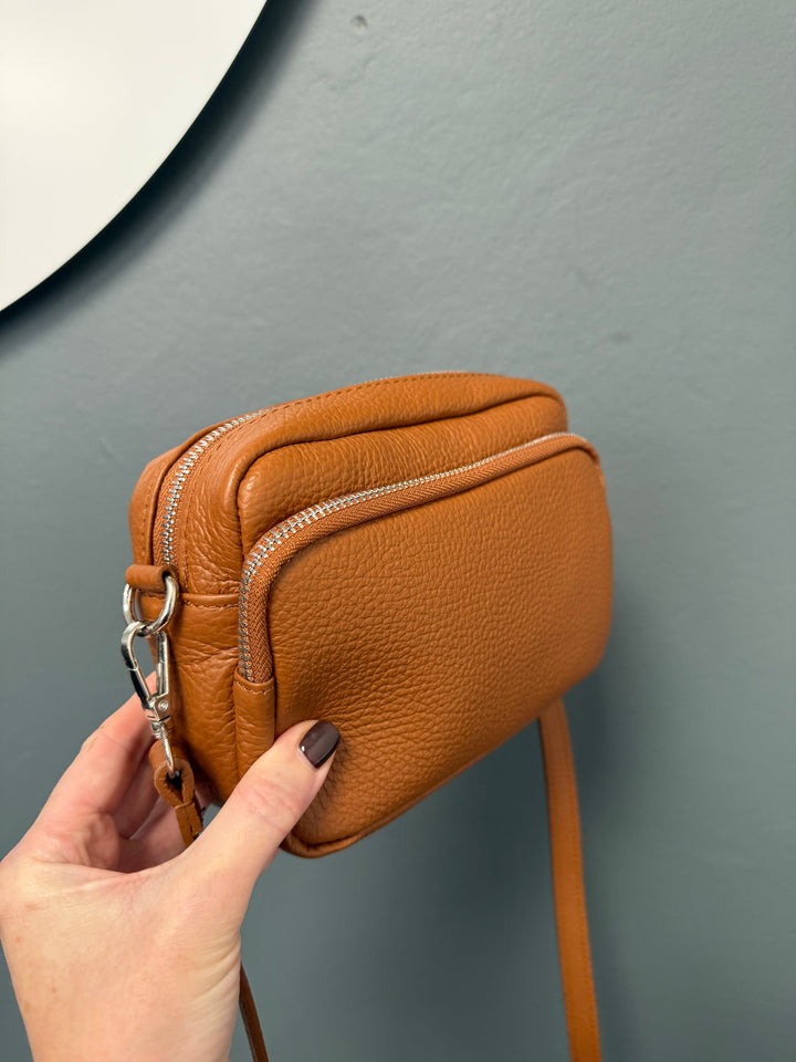 Etta Leather Bag - Tan