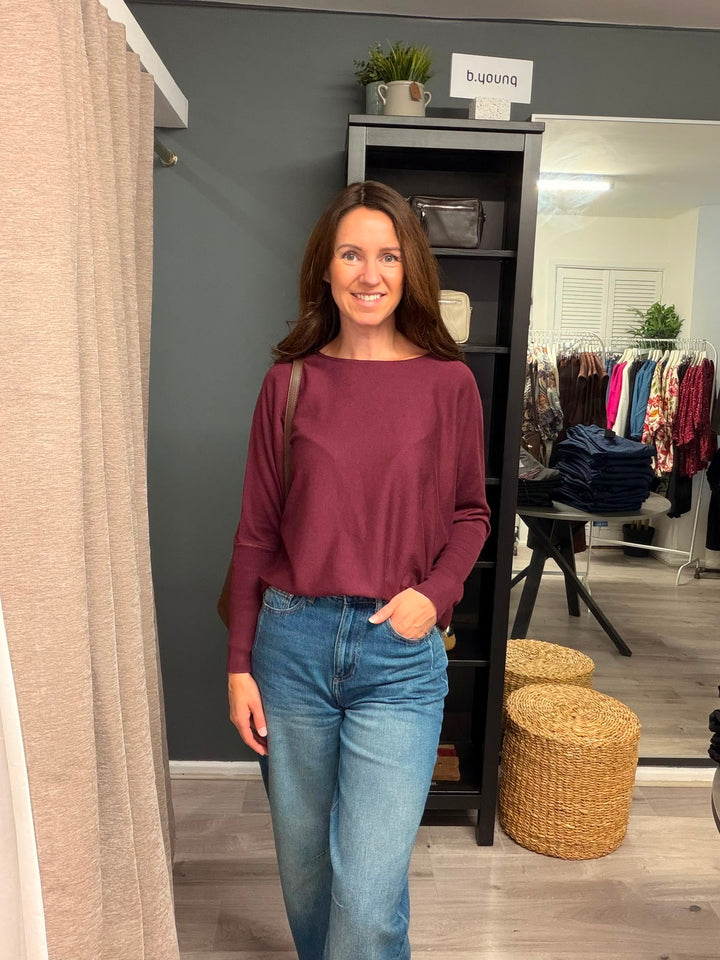 Morla Batwing Jumper - Fig