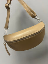 Load image into Gallery viewer, Mina Leather Bum Bag - Taupe
