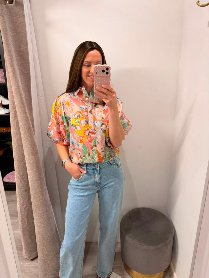 Elena Blouse - Sunset Posy