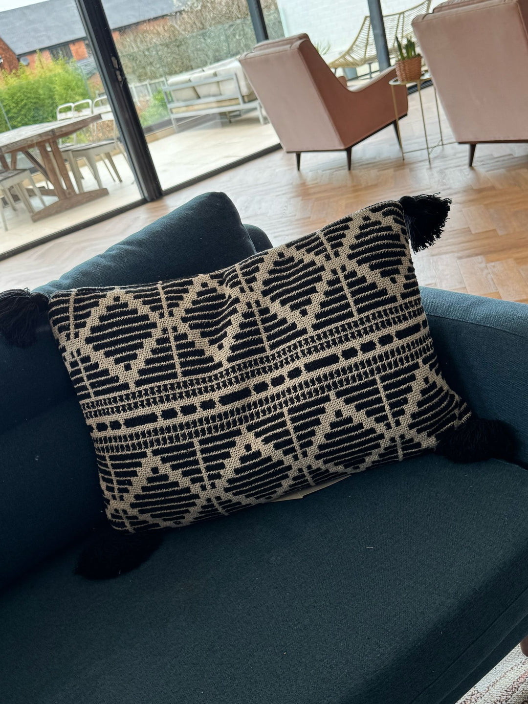 Large Monochrome Cushion
