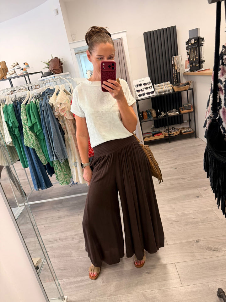 PRE ORDER - Ameera Palazzo Pants - Brown