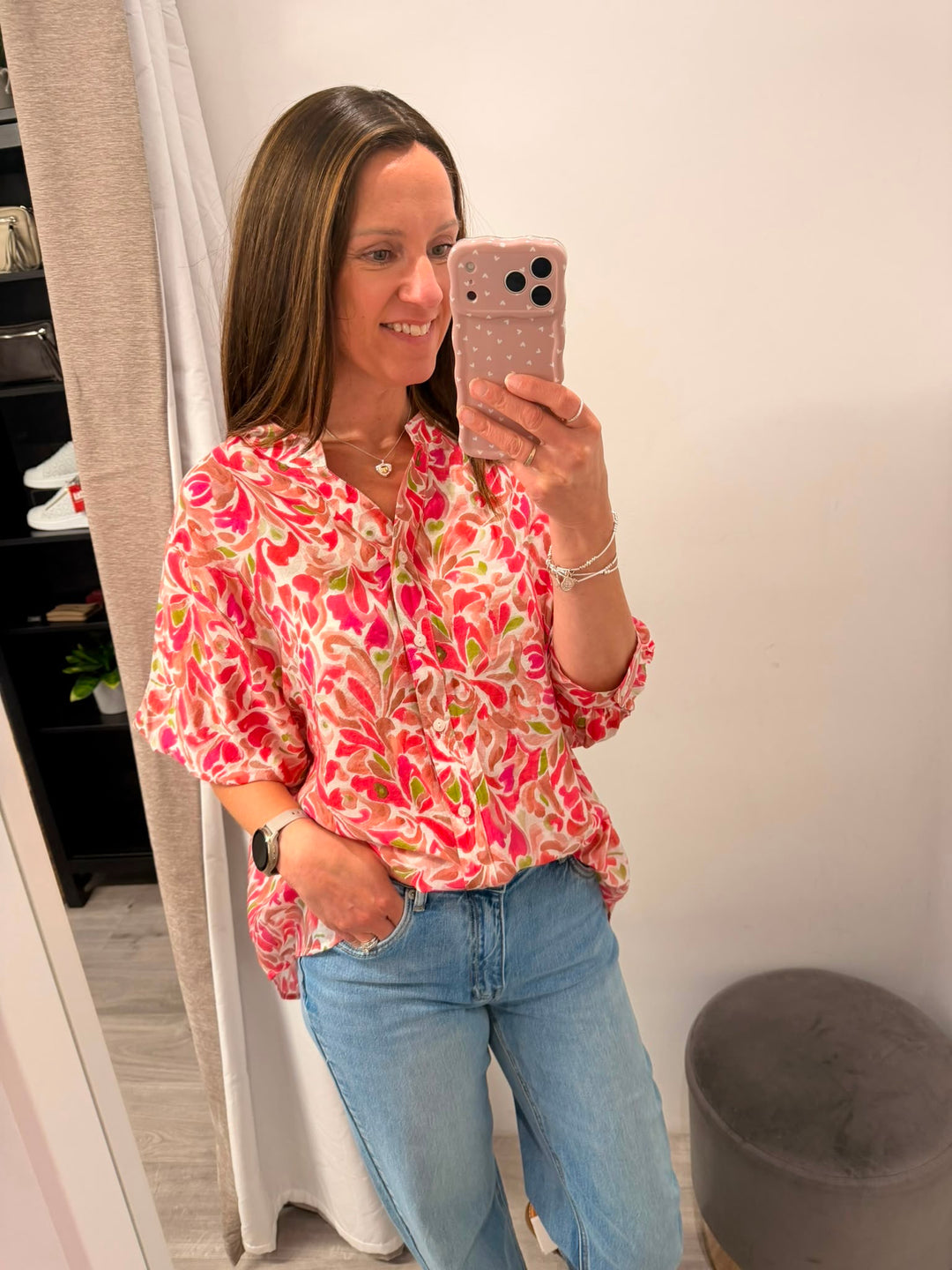 Santana Blouse -  Pink