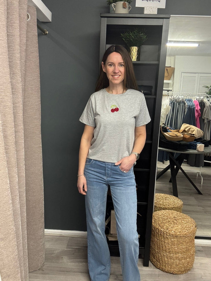 Tocada Wide Leg Jeans - Light Denim Blue