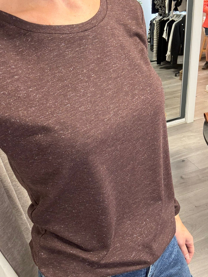 Rebel L/S Top - Coffee Bean