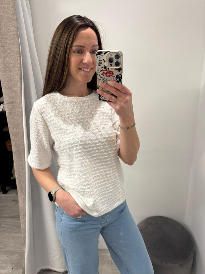 Brea T-shirt - Bright White