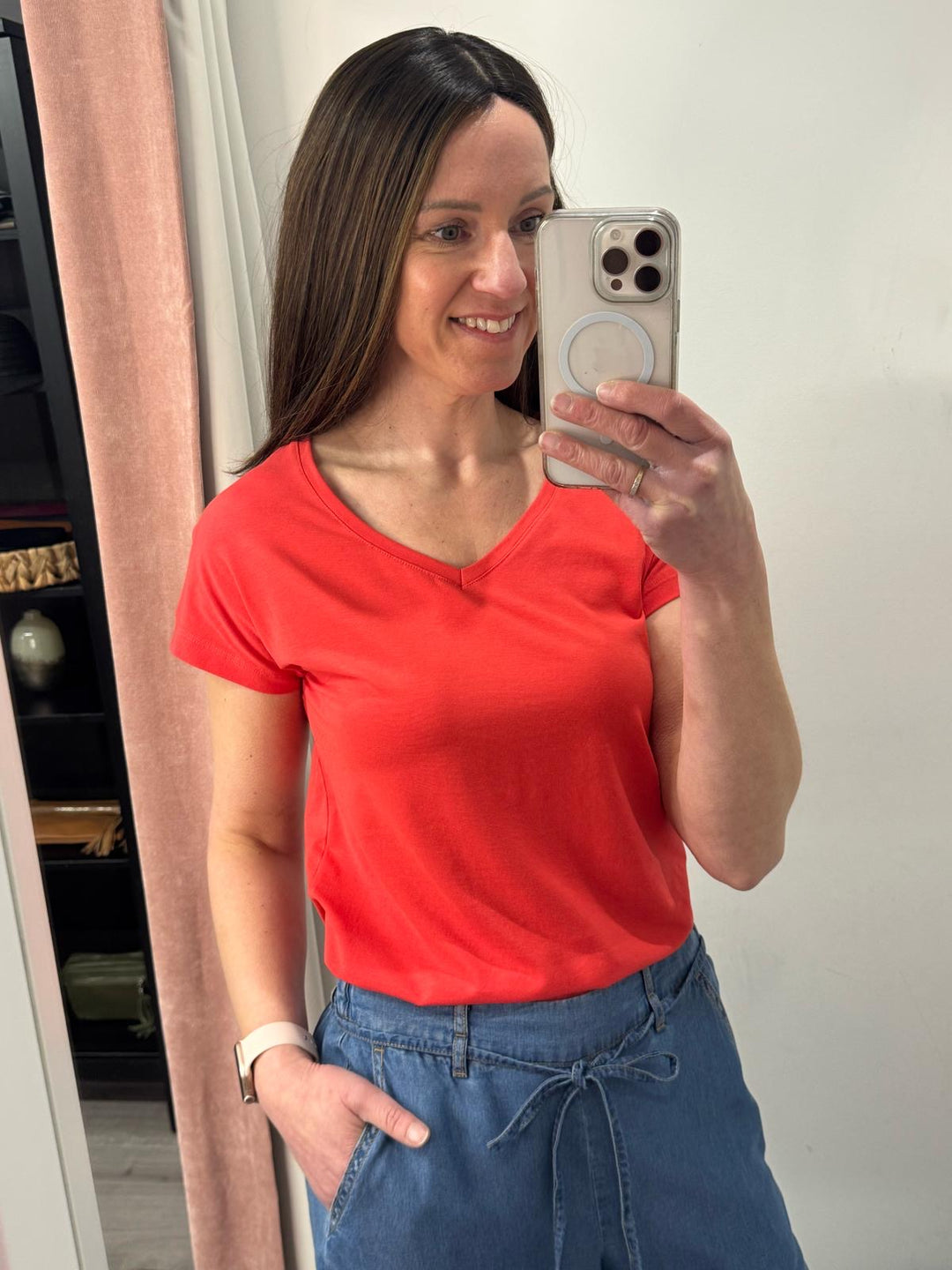Pamila V Neck T-shirt - Last Size 10