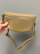 Load image into Gallery viewer, Mina Leather Bum Bag - Taupe
