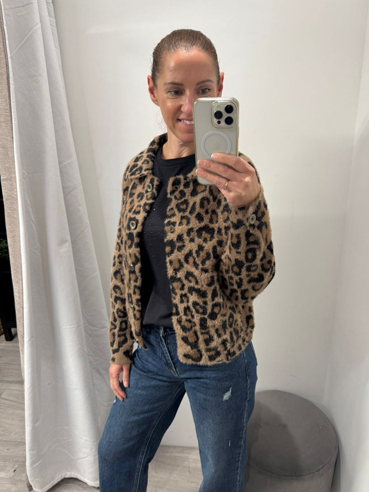 Bubbly Jacket - Leopard Print