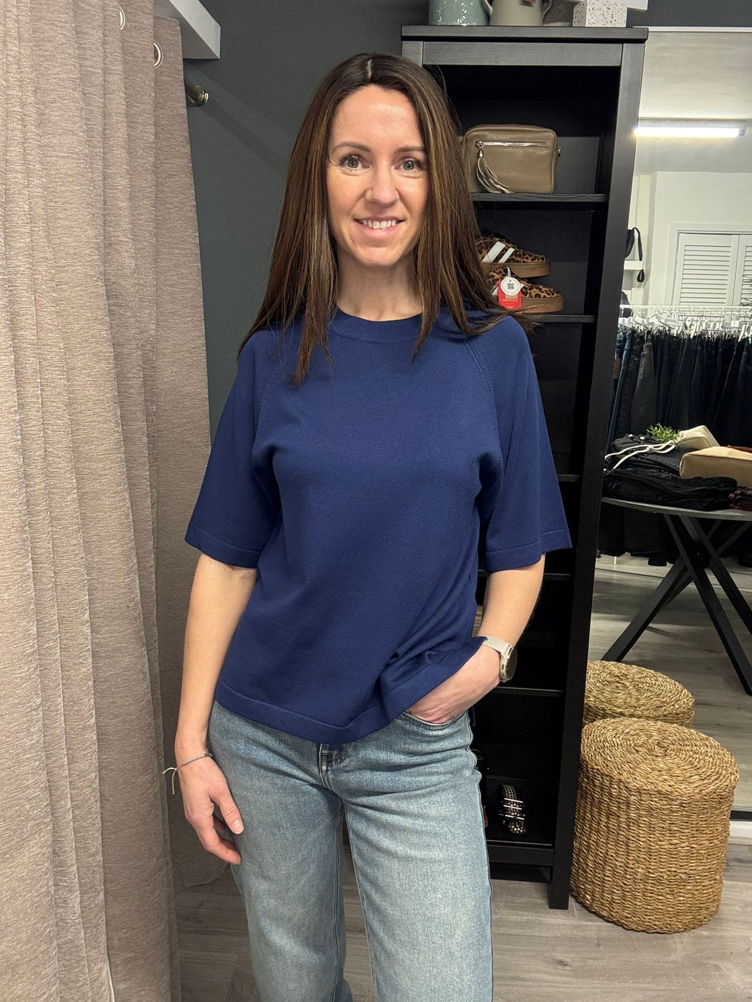 Morla T-shirt - Medieval Blue