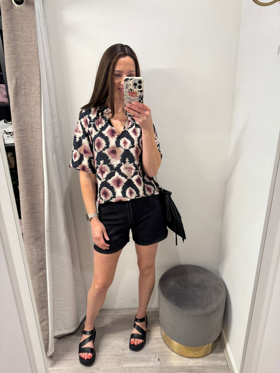 Aveny Shorts - Washed Black