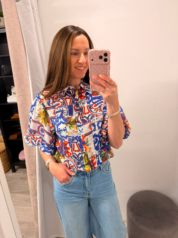 Elena Blouse - Santorini