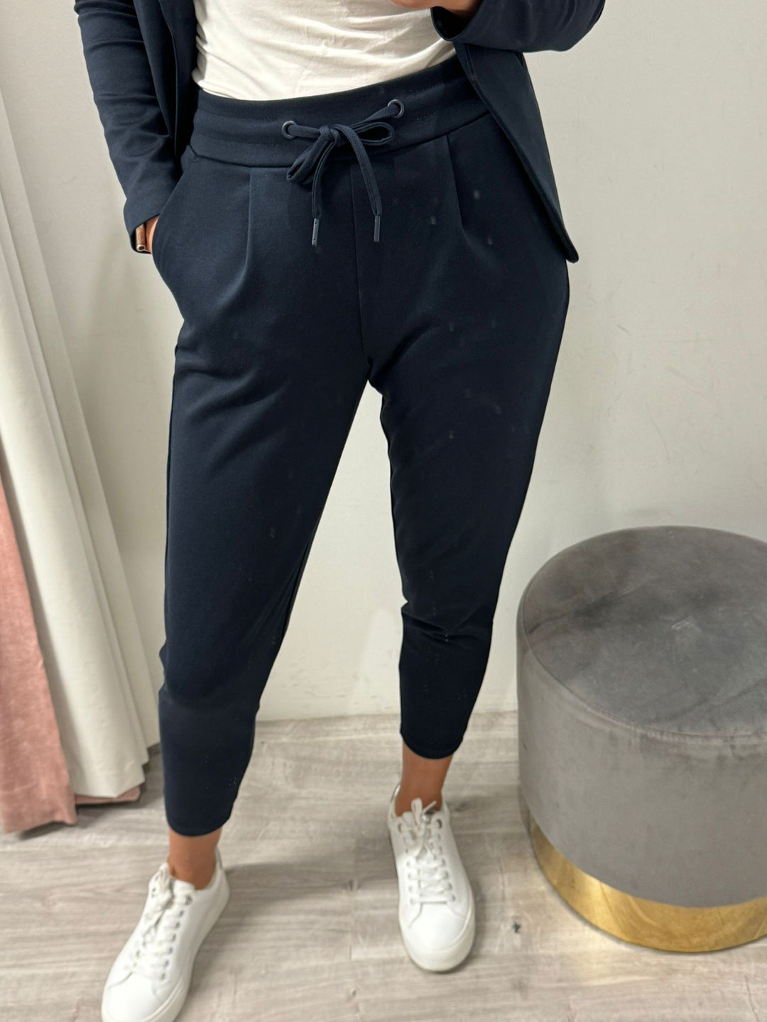 Kate Cropped Pants - Total Eclipse