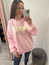 Load image into Gallery viewer, &#39;Paris&#39; Sweatshirt - Pink/Yellow
