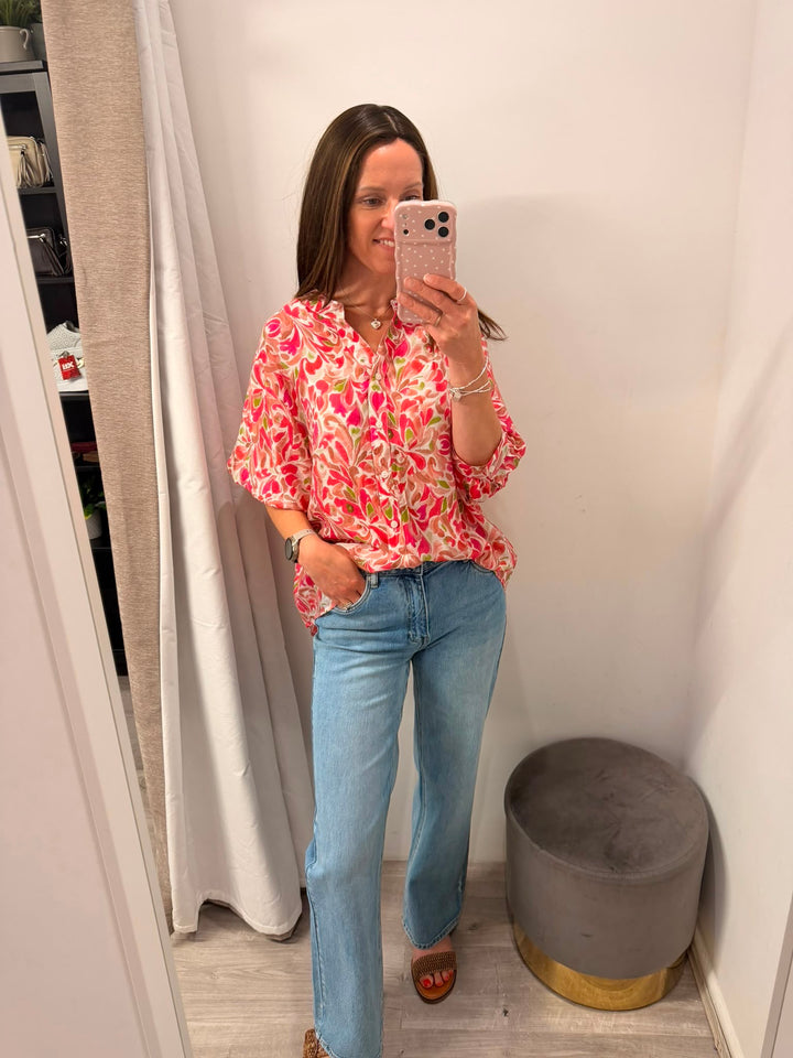 Santana Blouse -  Pink