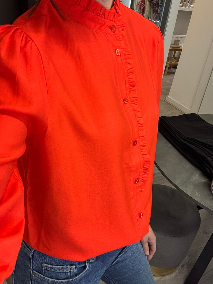 Karlani Shirt - Fiery Red