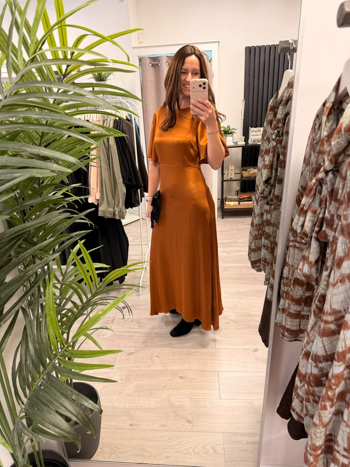 Rene Dress - Burnt Orange