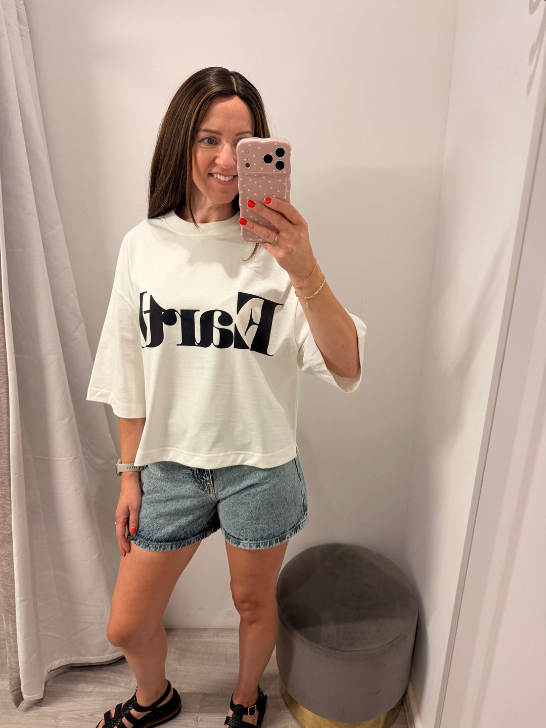Dalia T-shirt - Cloud Dancer