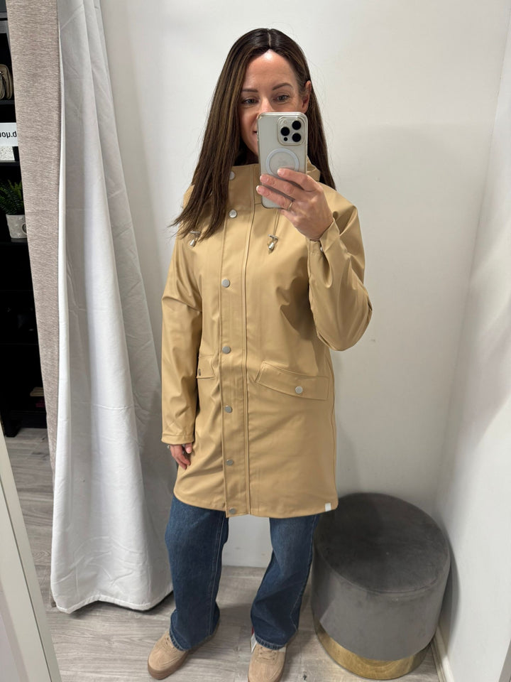 Tazi Rain Jacket - Travertine