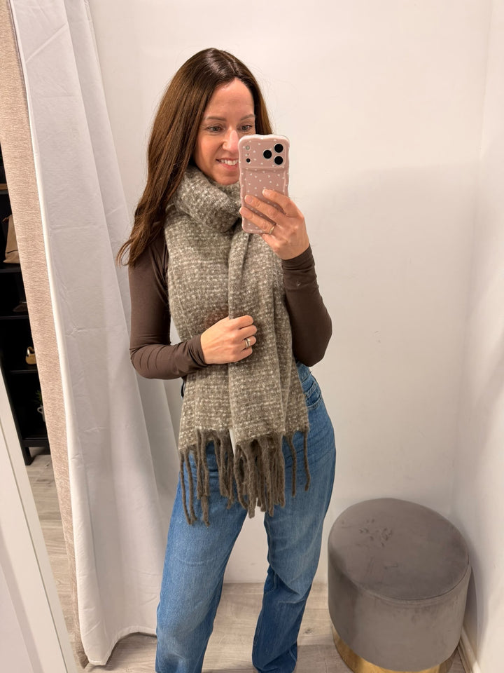 Thora Scarf - Chicory Coffee