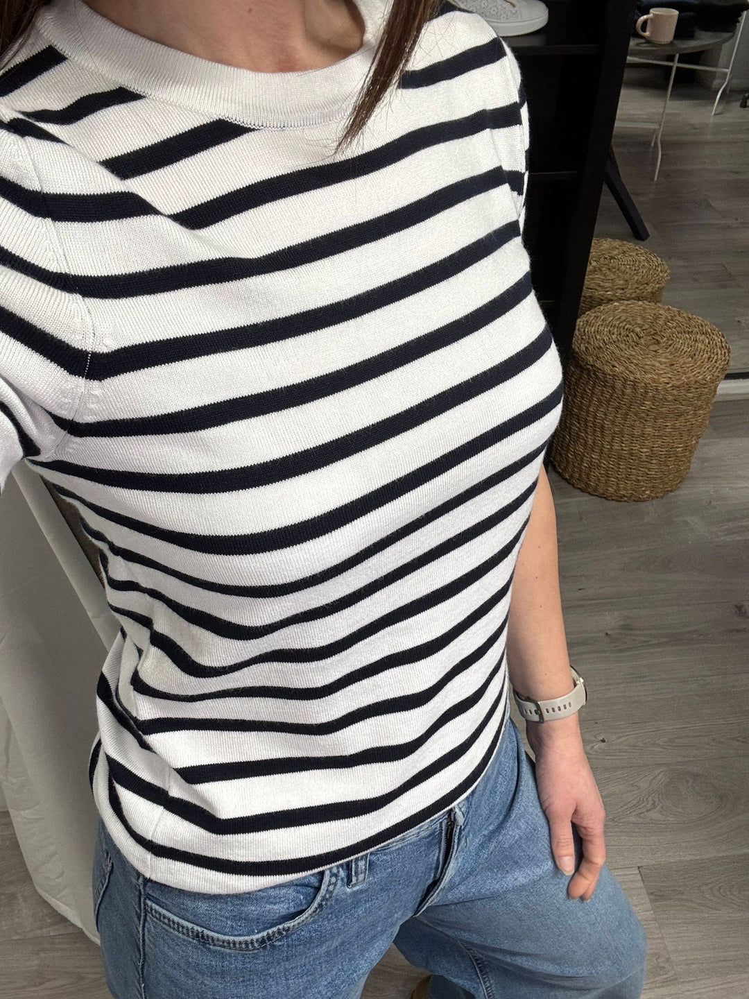 Luls SS Jumper - Navy Stripe