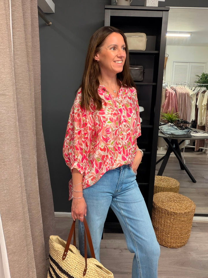 Santana Blouse -  Pink