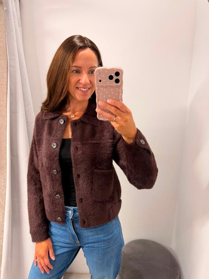 Bubbly Jacket - Fudge Cloak