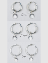 Load image into Gallery viewer, Ellie Coin Silver Earrings - Small
