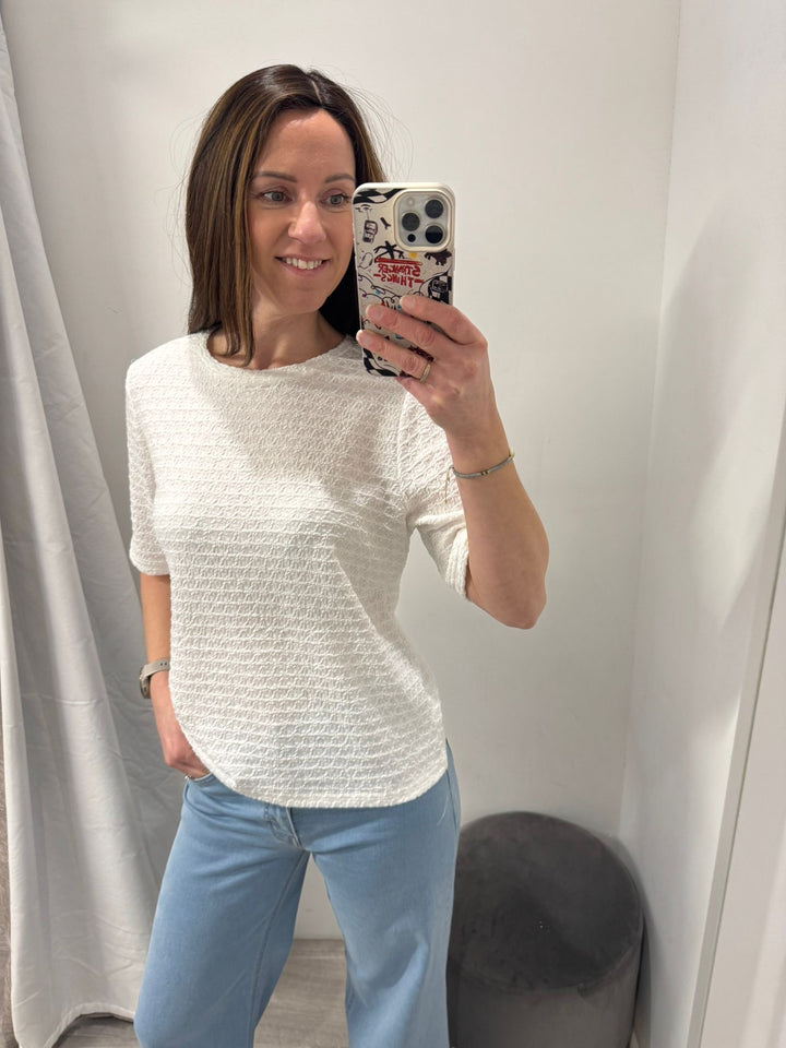 Brea T-shirt - Bright White