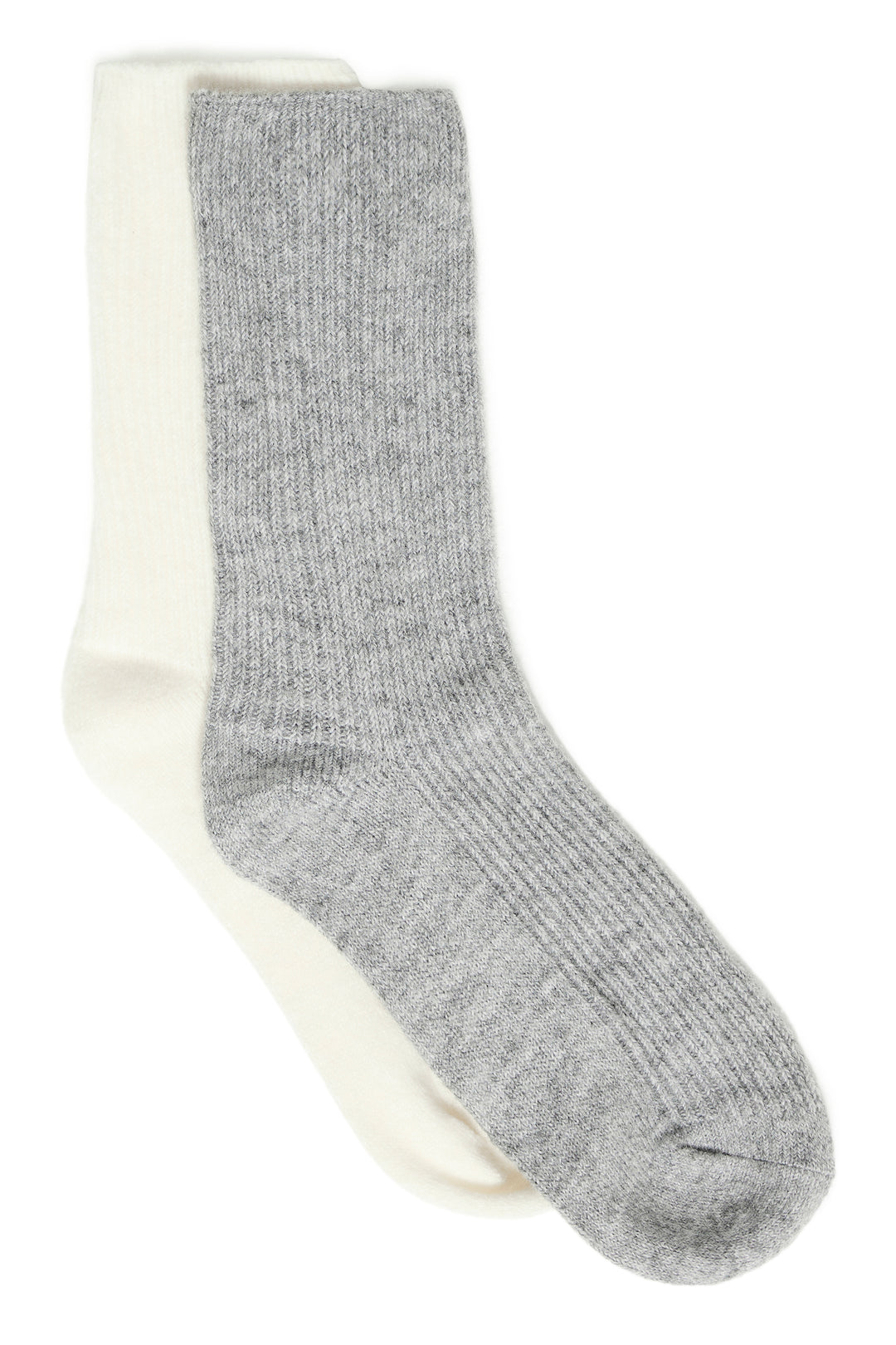 Vicosy Socks - Cream/Grey