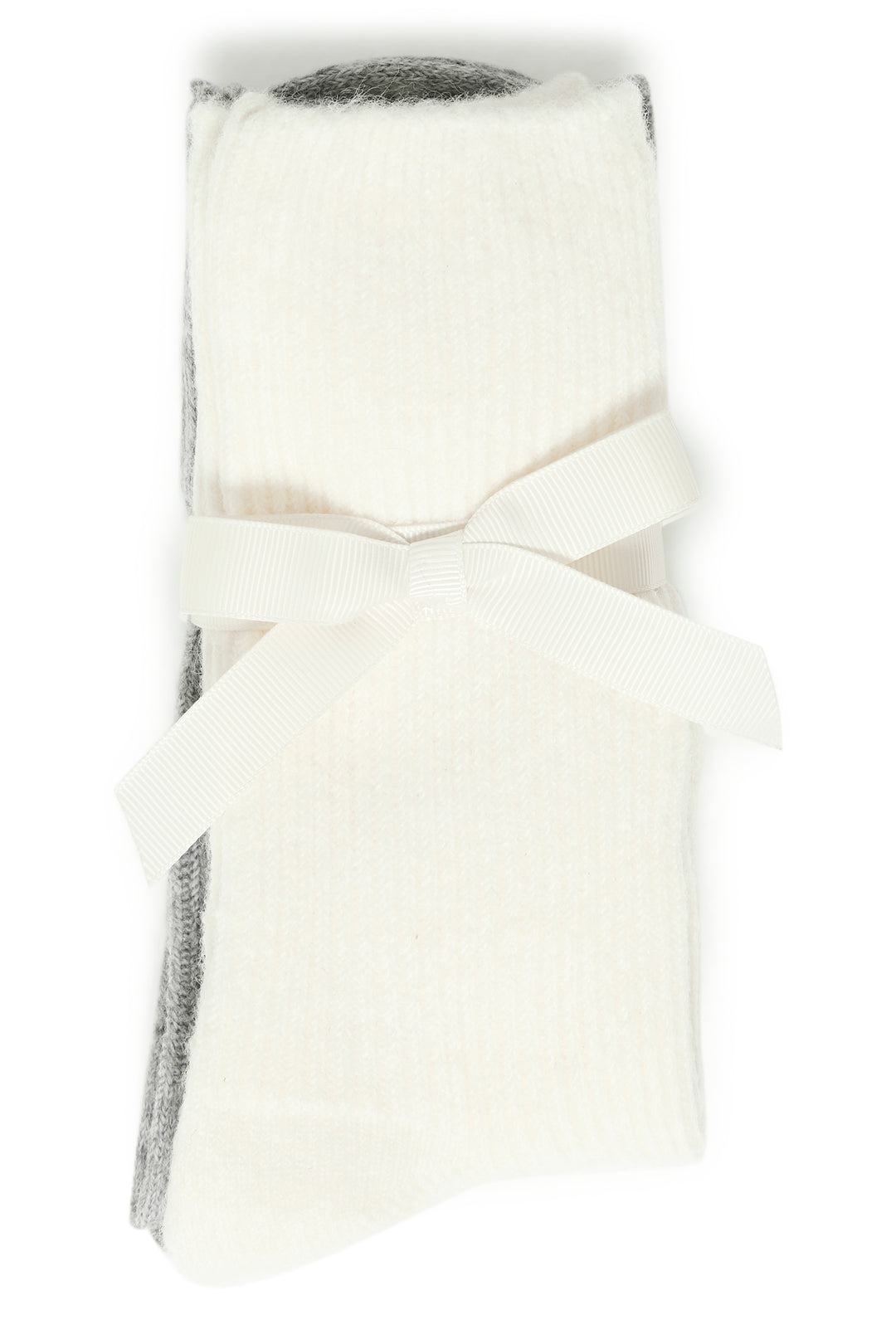 Vicosy Socks - Cream/Grey