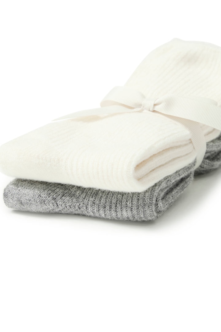 Vicosy Socks - Cream/Grey