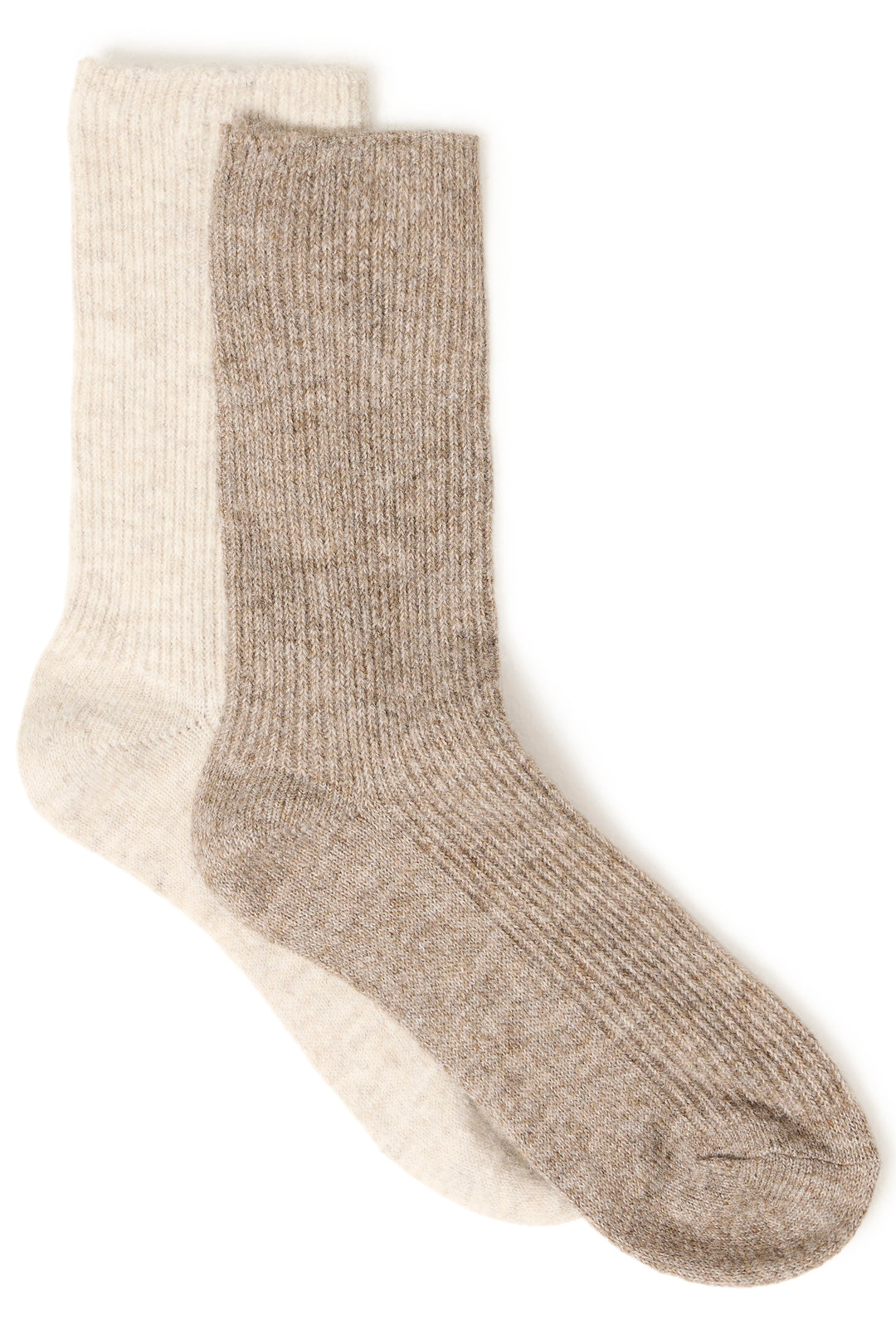 Vicosy Socks - Oatmeal/Brown
