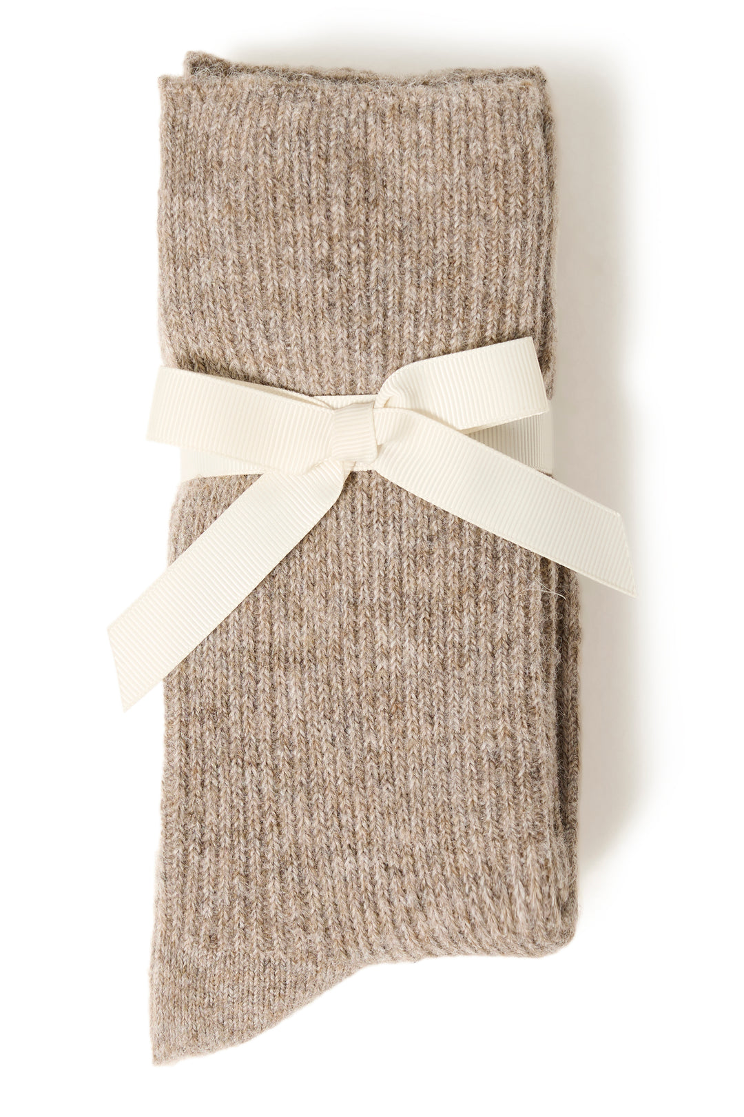 Vicosy Socks - Oatmeal/Brown