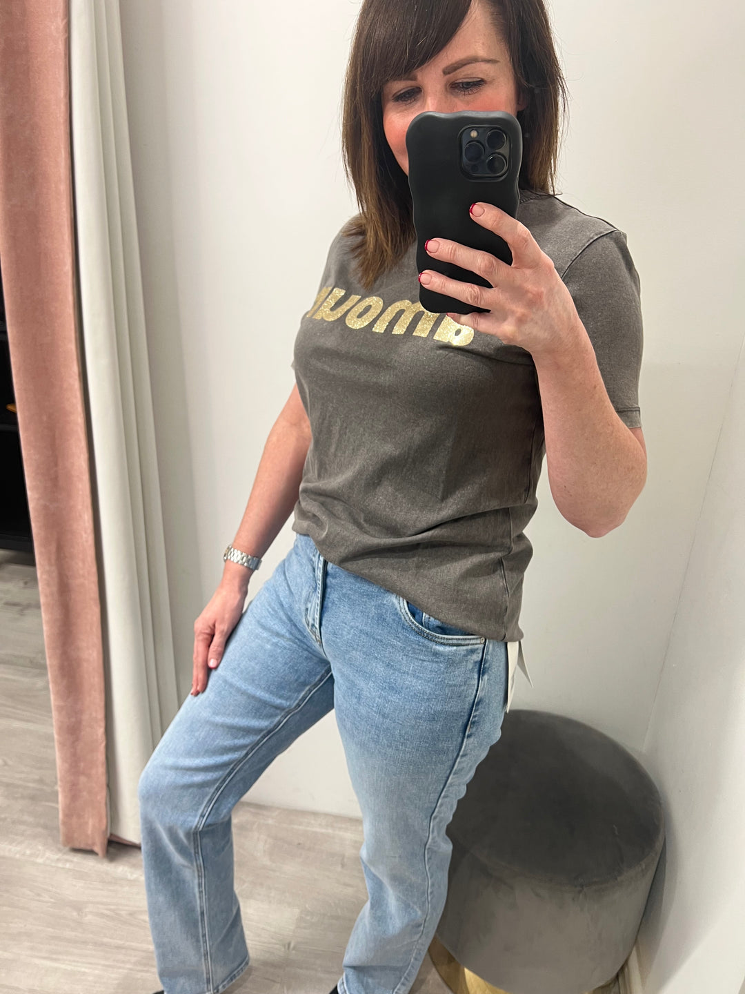 Toxik Evie Straight Leg Jeans - Mid Wash